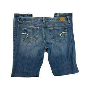 American Eagle Skinny Jeans Stretch Distressed